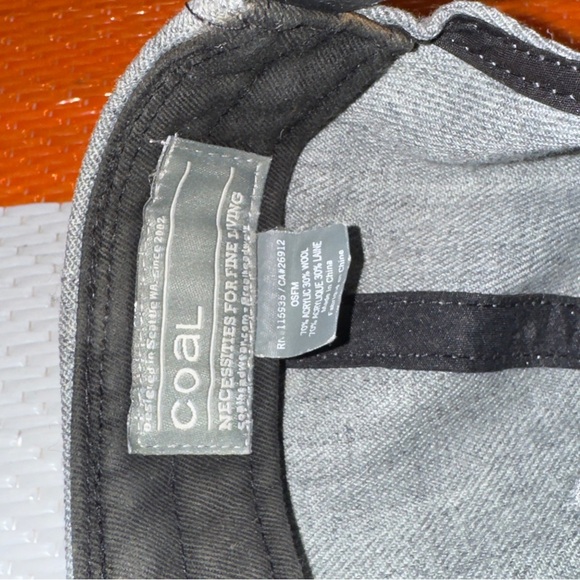 Coal 2002 Headwear Gray Black Cap Hat Men Size - Picture 6 of 7